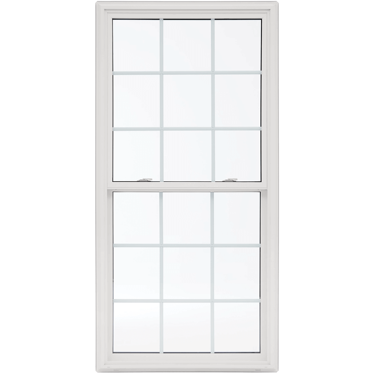 A double or single hung windows is vertical sliding window with movable sash(es), counterbalanced by weights or springs for ventilation.