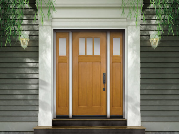 Premium fibreglass entry doors.